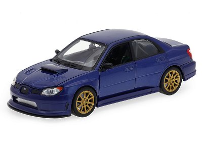 Subaru Impreza WRX STI 2006 1:24 Welly Azul