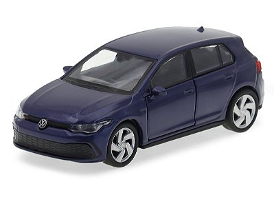 Volkswagen Golf 8 GTI 2020 1:36 Welly Azul