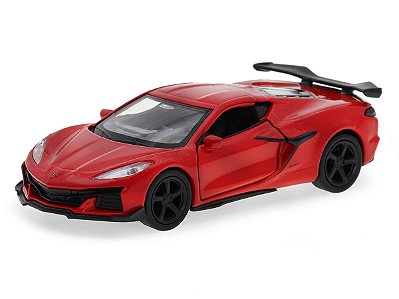 Chevrolet Corvette Z06 2023 1:36 Welly Vermelho