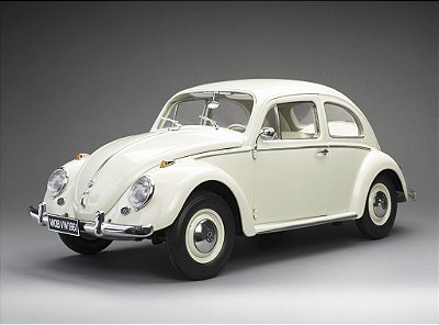 Volkswagen Fusca Beetle Saloon 1961 1:12 Sunstar Branco