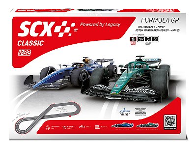 Autorama Fórmula GP Classic 6,6 metros com 02 carros 1:32 SCX