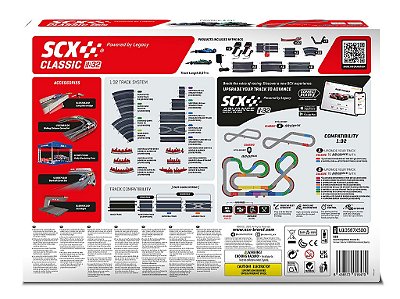 Autorama Fórmula GP Classic 6,6 metros com 02 carros 1:32 SCX