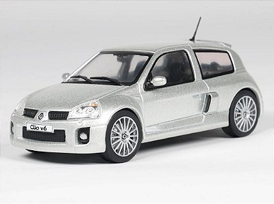 Renault Clio V6 PH.2 2004 1:43 Solido Prata