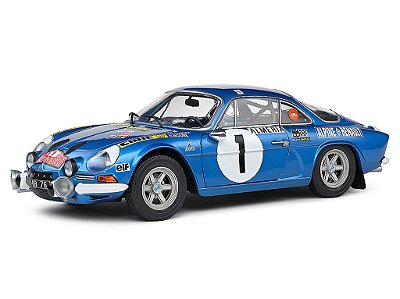 Alpine A110 1600S Rallye Monte Carlo 1972 1:18 Solido Azul