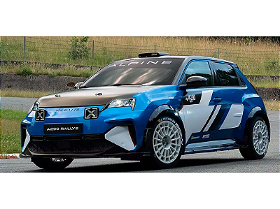 Alpine A290 Rally Launch Livery 2025 1:18 Solido Azul