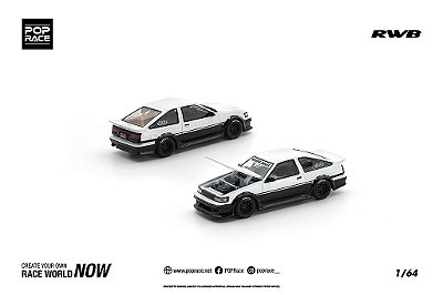 RWB AE86 1:64 POP RACE Branco