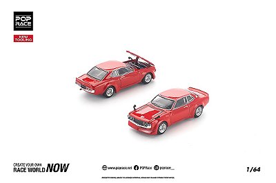 TA22 Celica 1:64 POP RACE Vermelho