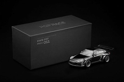 RWB 997 1:64 POP RACE Dark Chrome