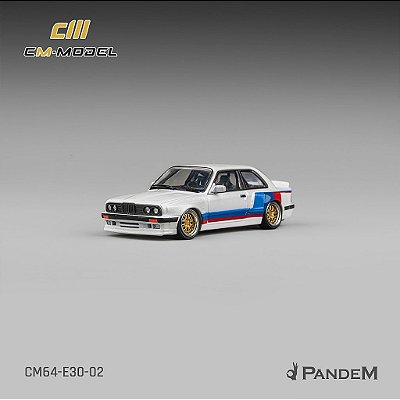 *** PRÉ-VENDA *** Pandem M3 E30 1:64 CM Model Branco PV13007