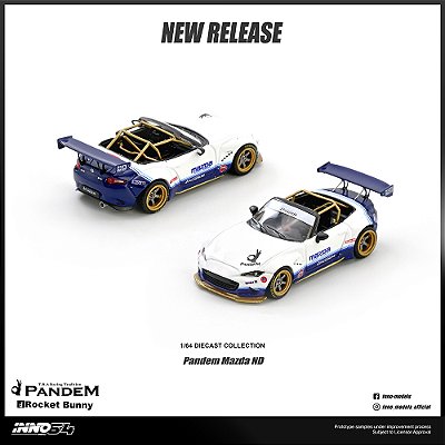 Mazda MX-5 (ND) Miata PANDEM ROCKET BUNNY V1.0 1:64 INNO64
