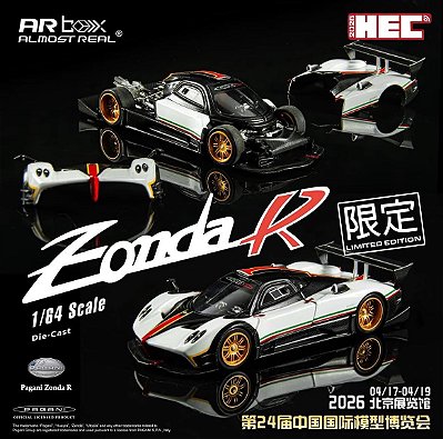 Pagani Zonda R 1:64 Almost Real HEC 2026 Branco