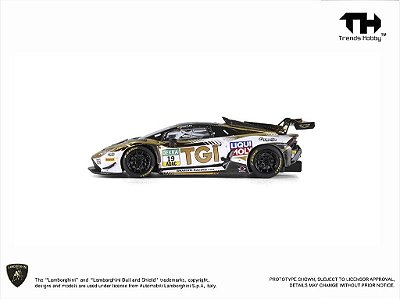 *** PRÉ-VENDA *** Lamborghini Huracan GT3 EVO2 GRT 2025 DTM 1:64 Trends Hobby PV13007