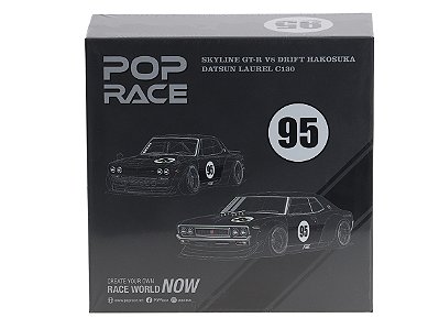 Set Skyline GT-R V8 Drift + Datsun Laurel C130 1:64 POP RACE