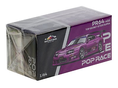 Toyota Supra GT300 Top Secret 1:64 POP RACE Tokyo Auto Salon