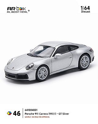 Porsche 911 Carrera GT (992.1) 1:64 ARbox Prata