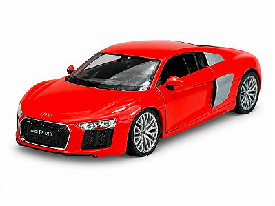 Audi R8 V10 2016 1:24 Welly Vermelho