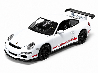 Porsche 911 GT3 RS 1:24 Welly Branco