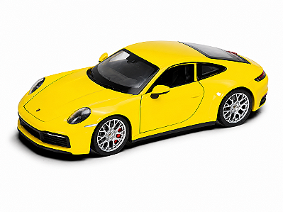 Porsche 911 Carrera 4S 1:24 Welly Amarelo