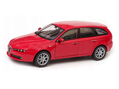 Alfa Romeo 159 Sportwagon 1:24 Welly Vermelho