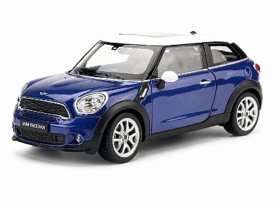 Mini Cooper S Paceman 1:24 Welly Azul