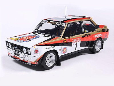 Fiat 131 ABARTH 1980 Rally Hunsrück 1980 1:18 Solido Amarelo
