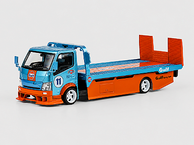 *** PRÉ-VENDA *** Custom Flatbed Tow Truck 1:64 Microturbo