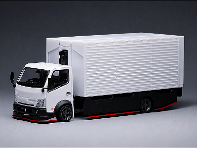*** PRÉ-VENDA *** Custom Wing Truck 1:64 Microturbo Branco