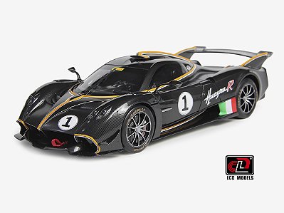 Pagani Huayra R 1:18 LCD Models Carbon Black