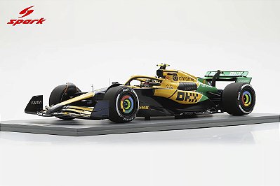 *** PRÉ-VENDA *** Fórmula 1 Ayrton Senna Tribute McLaren MCL38 Lando Norris GP Mônaco 2024 1:12 Spark