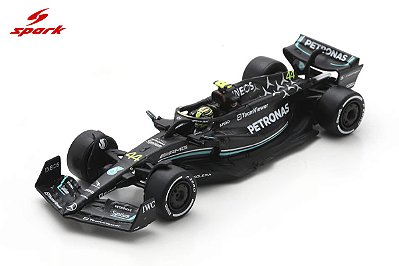 *** PRÉ-VENDA *** Fórmula 1 Mercedes AMG Petronas W14 Lewis Hamilton 2023 1:64 Spark