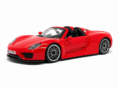 Porsche 918 Spyder 1:24 Bburago Vermelho