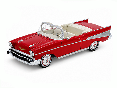 Chevrolet Bel Air Convertible 1:18 Maisto Vermelho