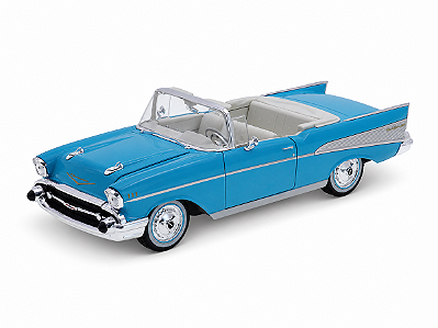 Chevrolet Bel Air Convertible 1:18 Maisto Azul