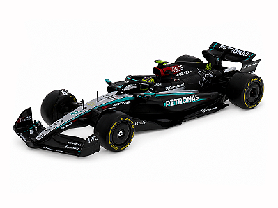 Fórmula 1 Mercedes AMG Lewis Hamilton 1:24 Bburago c/ Piloto 1:24 Bburago