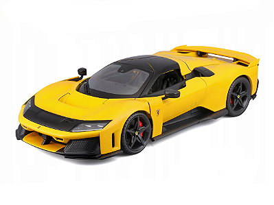 Ferrari F80 1:18 Bburago Amarelo