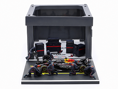 Fórmula 1 Pit Stop Bull RB21 Max Verstappen 2025 1:43 Bburago