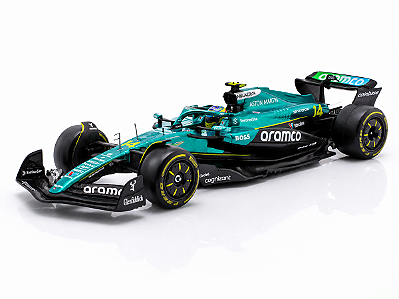 Fórmula 1 Aston Martin AMR25 Fernando Alonso 2025 c/ Piloto 1:24 Bburago