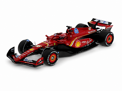 Fórmula 1 Ferrari SF-24 2024 Charles Leclerc 1:24 Bburago