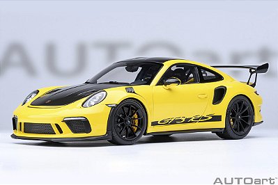 Porsche 911 (991.2) GT3 RS Weissach Package 1:18 Autoart Amarelo