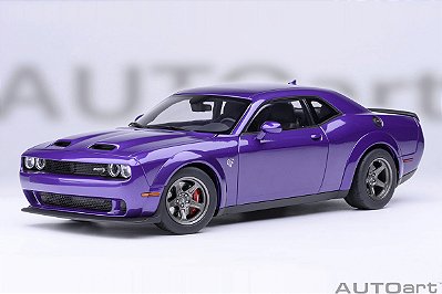 Dodge Challenger SRT Super Stock 2023 1:18 Autoart Purple