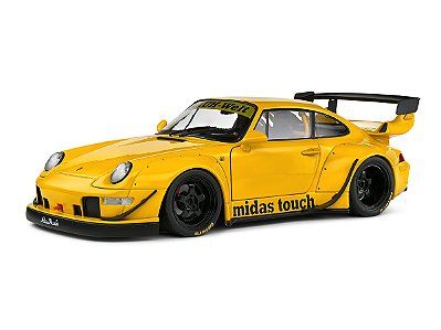 Porsche RWB Bodykit Midas Touch 2023 1:18 Solido Amarelo
