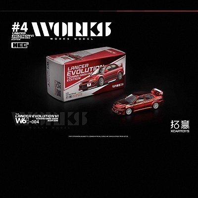 *** PRÉ-VENDA *** Lancer Evolution Tommi Mäkinen 1:64 Works Model HEC 2026
