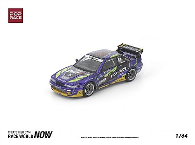 *** PRÉ-VENDA *** Nissan Silvia S13 Pandem Body Kit EVA RT Test Type-01 1:64 POP RACE