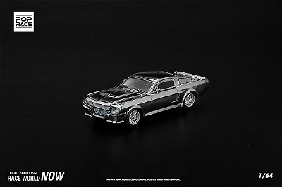 *** PRÉ-VENDA *** Shelby Mustang GT500 Silver Chrome 1:64 POP RACE