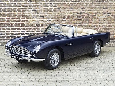 Aston Martin DB5 Volante 1965 1:12 GT Spirit Azul