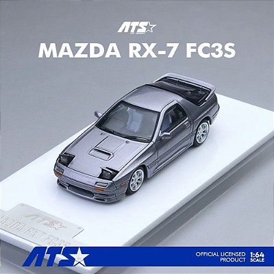 *** PRÉ-VENDA *** Mazda RX7 FC3S 1:64 ATS Models Cinza