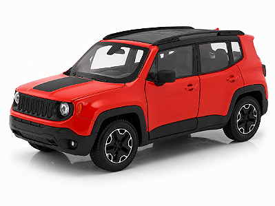 Jeep Renegade Trailhawk 1:24 Welly Laranja