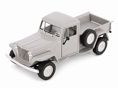 Jeep Willys Pickup 1947 1:24 Welly Cinza