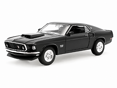 Ford Mustang Boss 429 1:24 Welly Preto