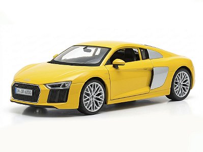 Audi R8 V10 2016 1:24 Welly Amarelo